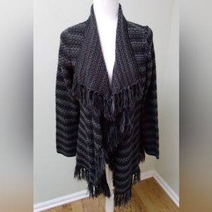 INC Waterfall Open Front Knit Cardigan
